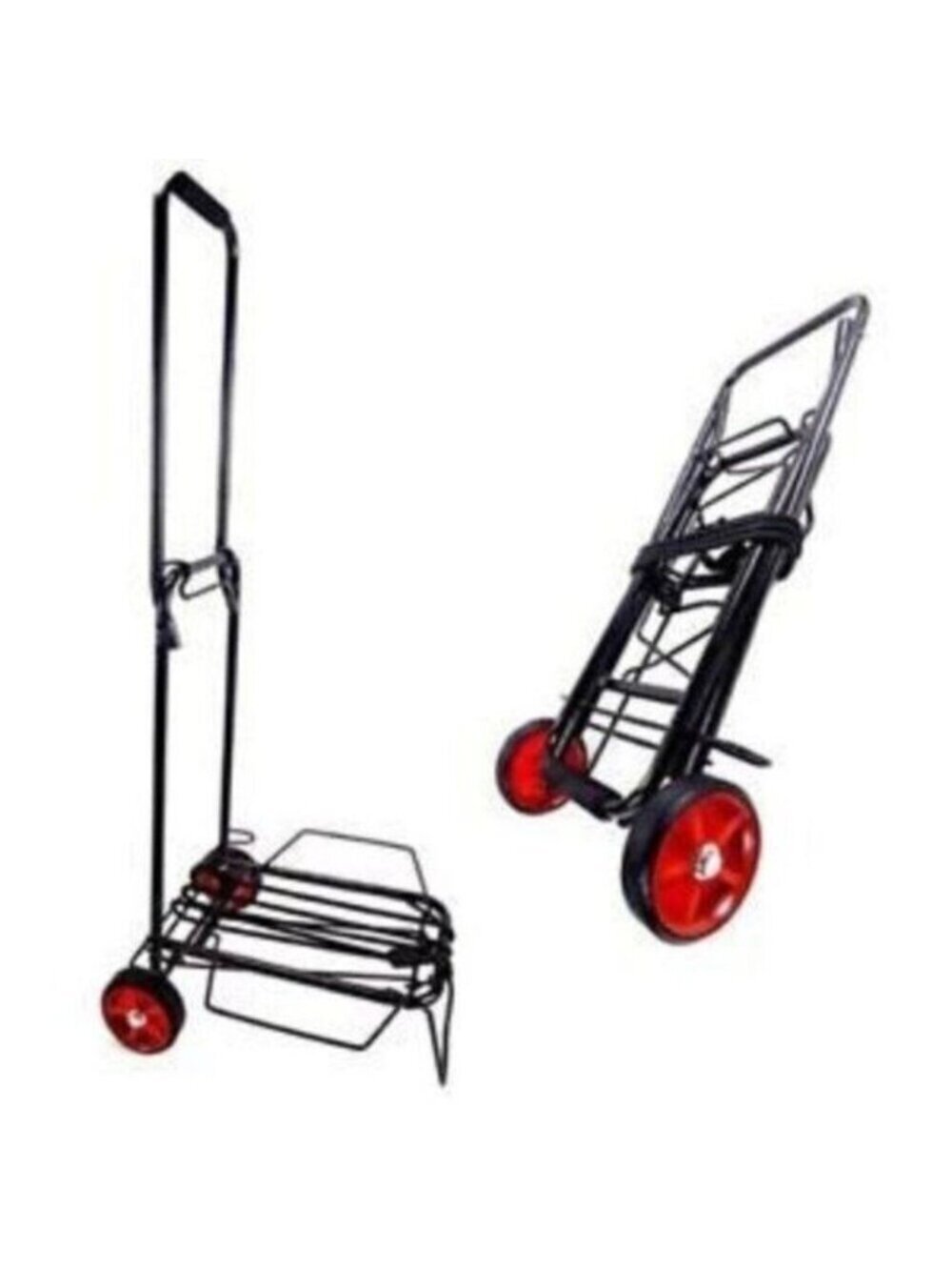 Fold-able Luggage Hand Truck Dolly 55 Lbs Max Load Black